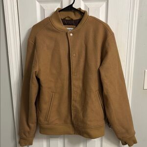 Men's Tan varsity Jacket